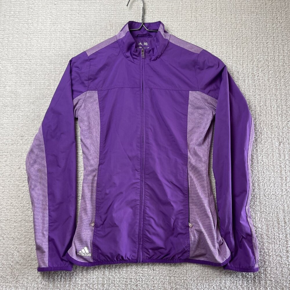Adidas Clima Proof Ultralight Golf Mixed Media Wind Womens Jackets Z79714 Sz XS